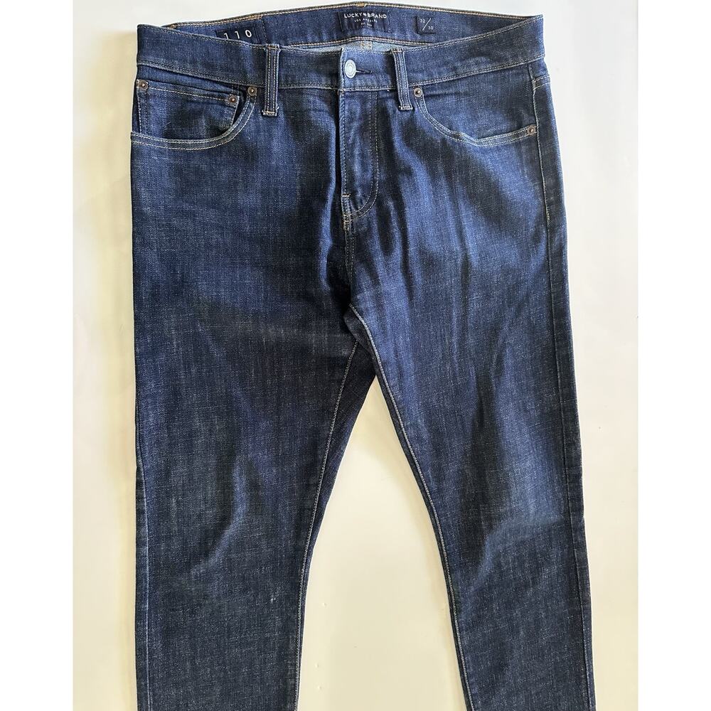 Lucky Brand 110 Skinny Jeans Size 32x30 Mens Medium Wash Blue Preppy Western